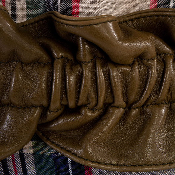 MIU MIU DARK OLIVE GREEN CLASSIC BELT | WOMENS - Picture 4 of 4